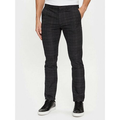 Брюки BOSS, размер 34/32 [JEANS], черный