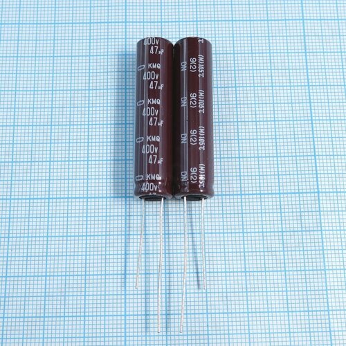 47uF 400v 400v47uF 10x45 KMQ - Электролитический конденсатор
