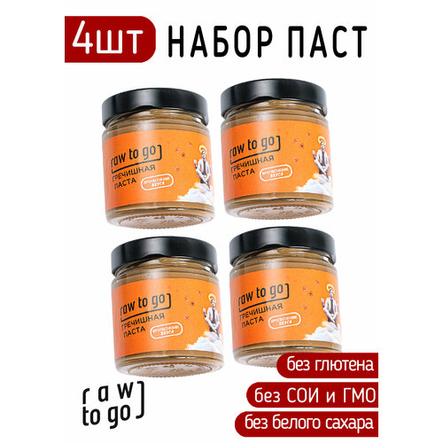 Raw to go / Паста с гречишным чаем, 200г х 4шт