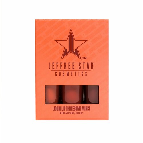 Набор помад Jeffree Star - Liquid Lip Pricked Threesome Minis набор помад jeffree star nude liquid lipstick vault