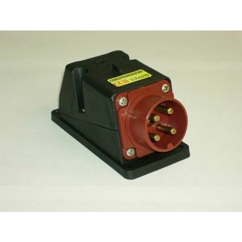Вилка для открытой установки 4х-контактная, 380В, 32А, СС11- 4х32-051.3