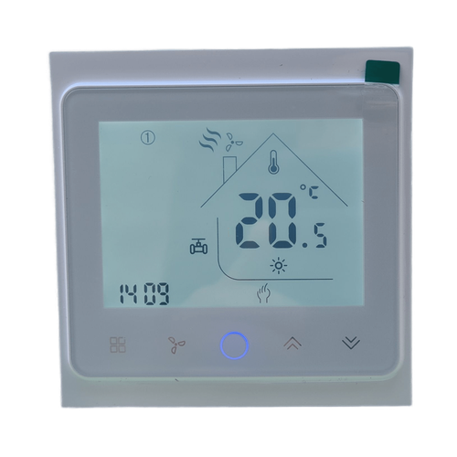 Терморегулятор термостат для фанкойла 4-х трубный UMNOO Zigbee 5A белый 3860₽