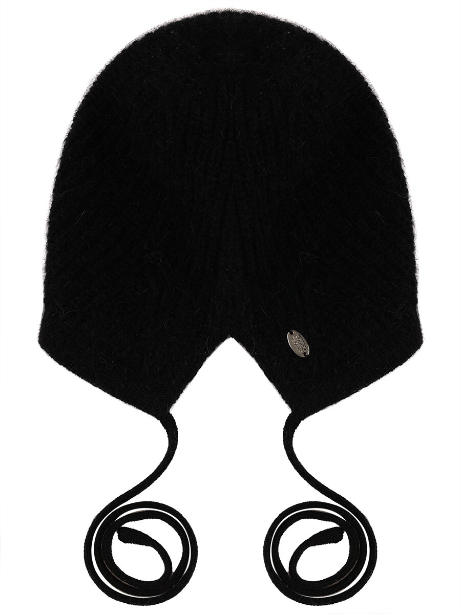 Чепчик Noble People для девочек, размер 54-56, черный/черный — фото 1