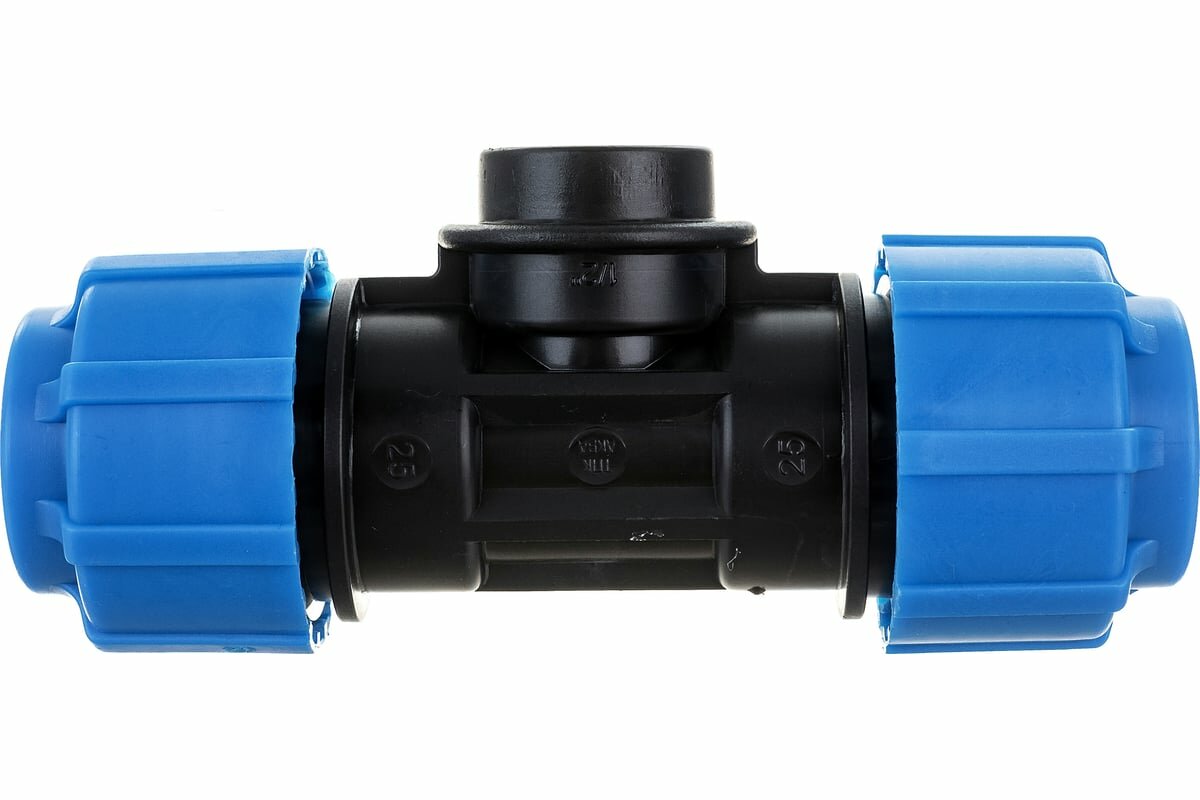 Политэк тройник с внутренней резьбой 25х1/2х25 для водоснабжения труб тпк-аква 52251225