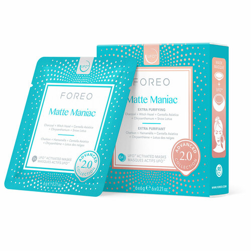 FOREO Маска для лица для комбинированной кожи Matte Maniac UFO 1389₽
