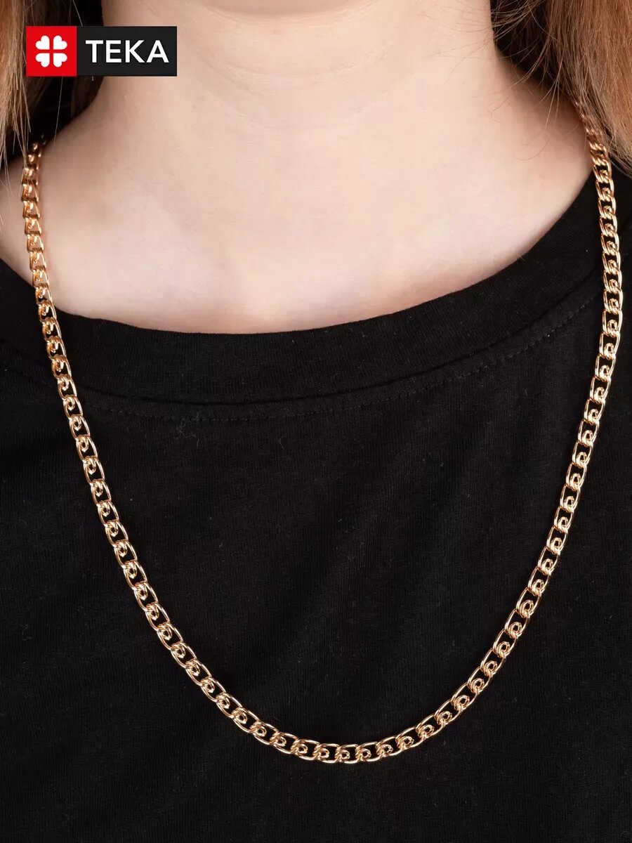 Цепь TEKA, длина 50 см, золотой — фото 1