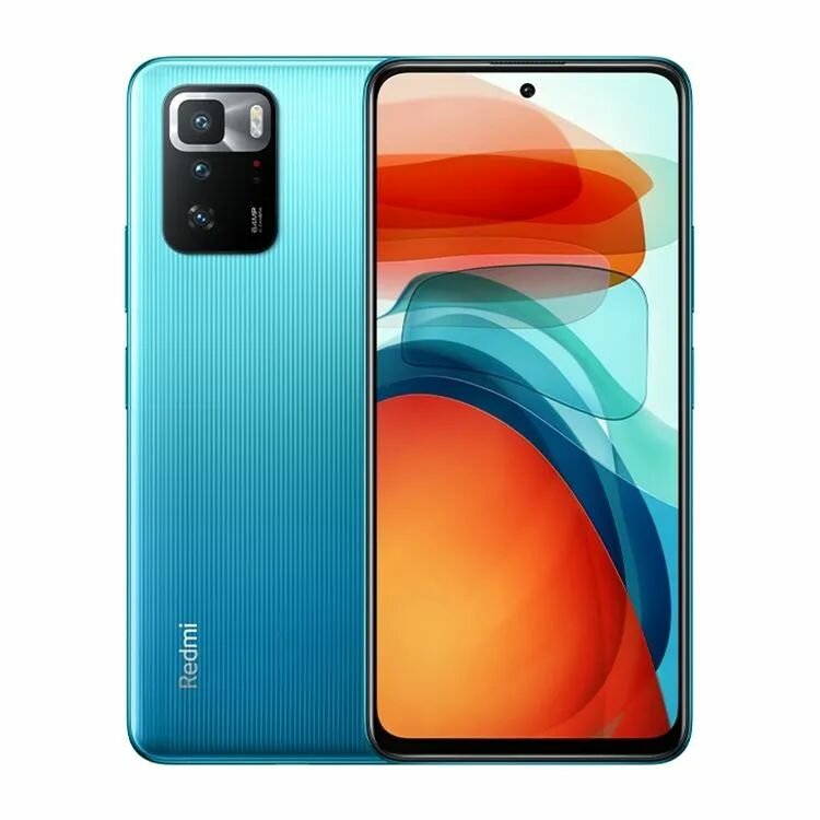 Xiaomi Смартфон Redmi Note 10 Pro 5G 8/256 ГБ, синий