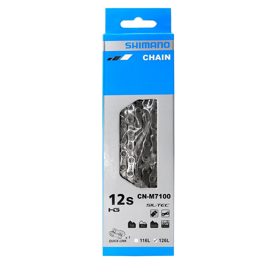 SHIMANO SLX XT XTR 12-скоростная цепь для горного велосипеда — фото 1