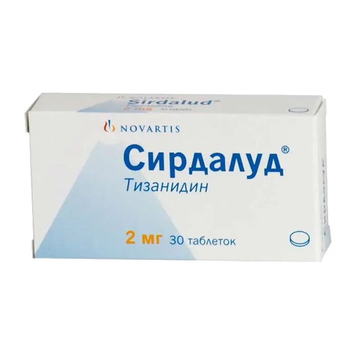 Сирдалуд таблетки 2 мг 30 шт
