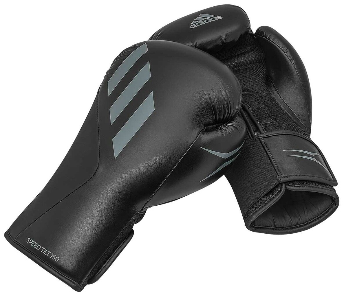 Перчатки боксерские Speed Tilt 150 черные, 14 унций Adidas - фото №8