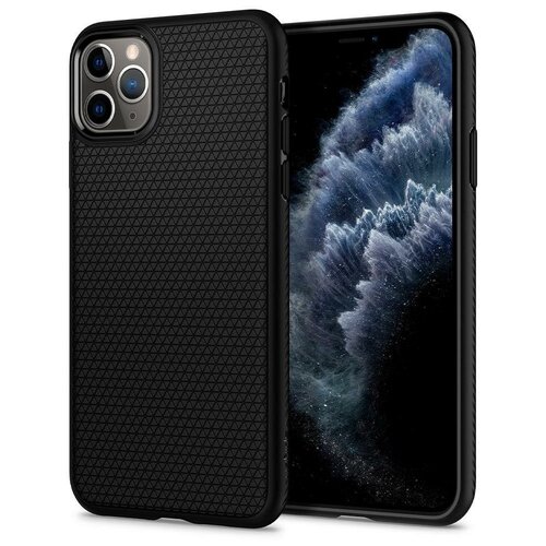 фото Чехол spigen liquid air (075cs27134) для iphone 11 pro max (black)