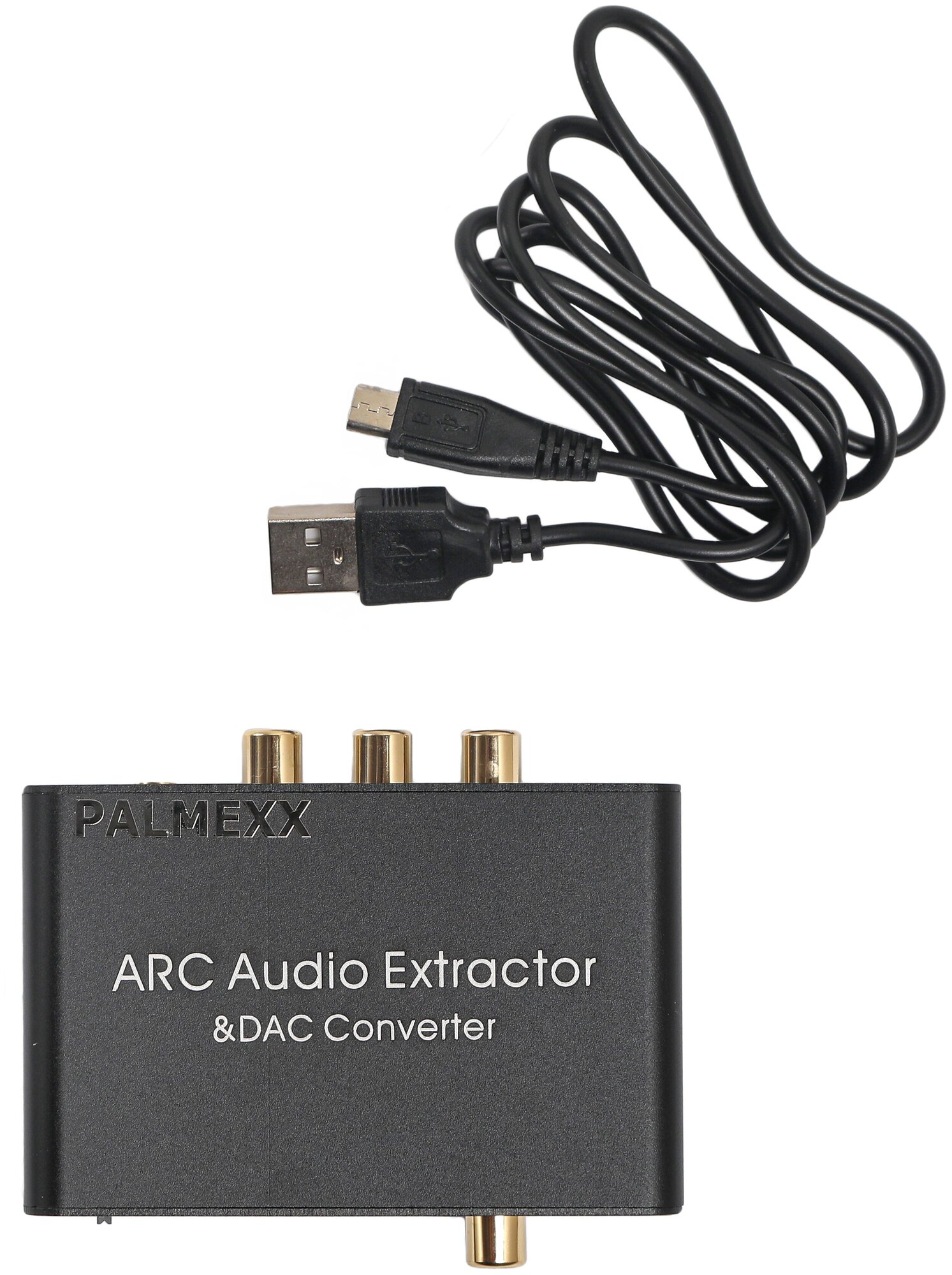 Конвертер ЦАП PALMEXX HDMI ARC Audio Extractor &DAC Converter (HDMI, Coaxial, SPDIF to AUX, L/R, Coaxial, SPDIF)