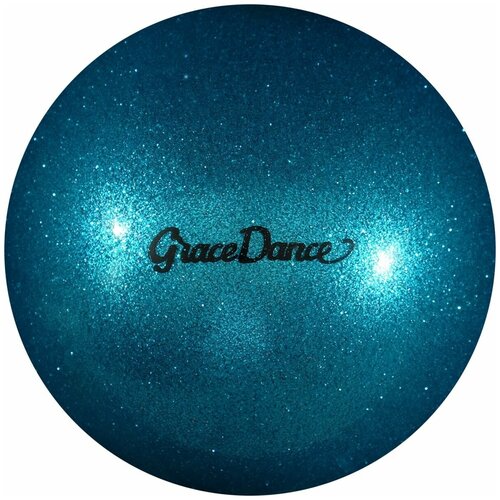 фото Мяч гимнастический grace dance, 4327152, голубой, 16,5 см