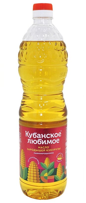 Масло кукурузное Кубанское Любимое 800мл