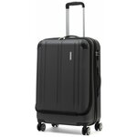 Travelite Чемодан 73045 City 4-wheel trolley M with Vortasche *04 Anthracite - изображение