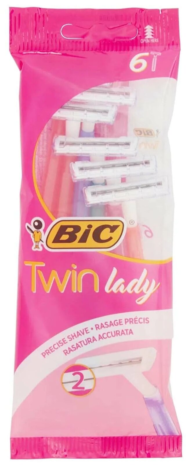 Bic Бритвенный станок Twin Lady упаковка из 6 шт