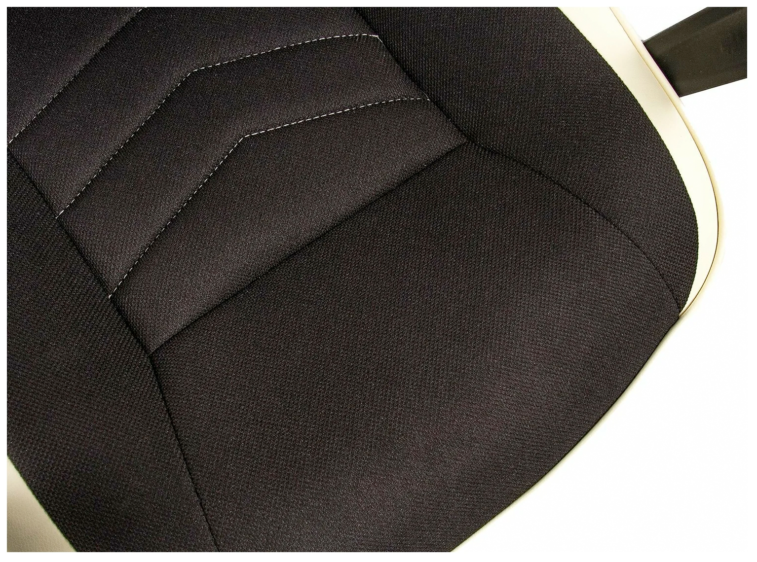 Компьютерное кресло Woodville Gamer игровое, обивка: искусственная кожа/текстиль, цвет: черный/бежевый - фотография № 7