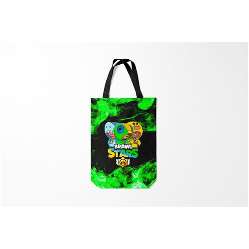 фото Сумка-шоппер / 31х42 см / геймерам / brawl stars leon trio burnettie