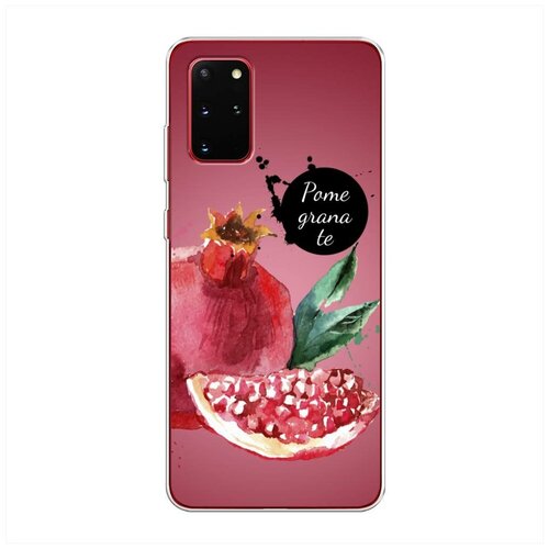 фото Чехол силиконовый samsung galaxy s20 plus гранат арт case place