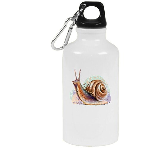 Бутылка с карабином CoolPodarok Насекомые Улитка сумка на плечо coolpodarok насекомые улитка