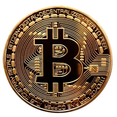 Коллекционная монета Bitcoin