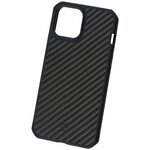 Панель-накладка Itskins Hybrid Carbon Black для iPhone 12 Pro Max - изображение