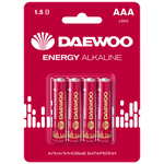 Батарейка Daewoo AAA/LR03 Energy Alkaline - изображение