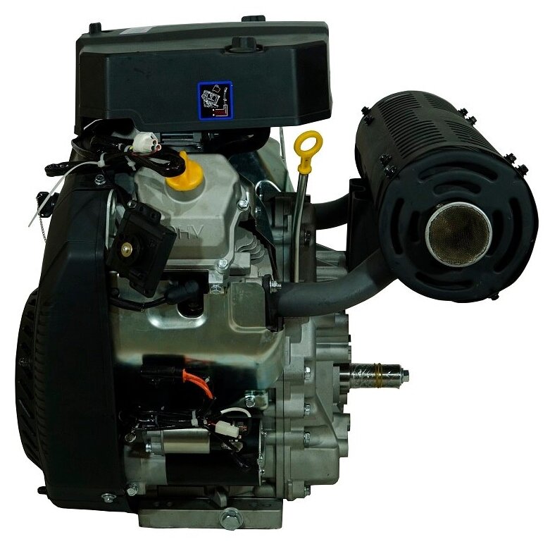 Двигатель бензиновый Lifan LF2V90F (37л.с., 999куб. см, вал 28.575мм, электрический старт, катушка 20А) - фотография № 3