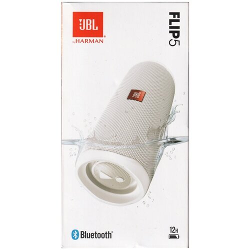 Портативная колонка акустика акустическая система JBL Flip 5 White 1007000₽