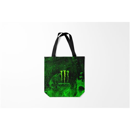 фото Сумка-шоппер / 40х40 см / разное спортивное / monster energy burnettie