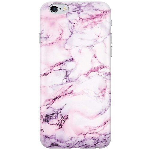 фото Re:paчехол - накладка artcolor для apple iphone 6s / 6 с принтом "фиолетовый мрамор"
