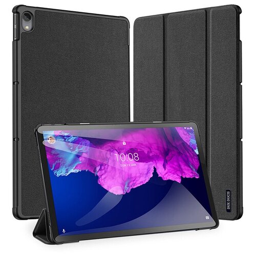 защитный чехол обложка mypads для lenovo tab p11 tb j606l tb j606f 2020 2021 pad 2021 tb j616 с подставкой голубой кожаный Чехол-книжка из качественной импортной кожи с функцией засыпания для Lenovo Tab P11 TB-J606L / TB-J606F (2020/2021) / Pad 2021 (TB-J616)