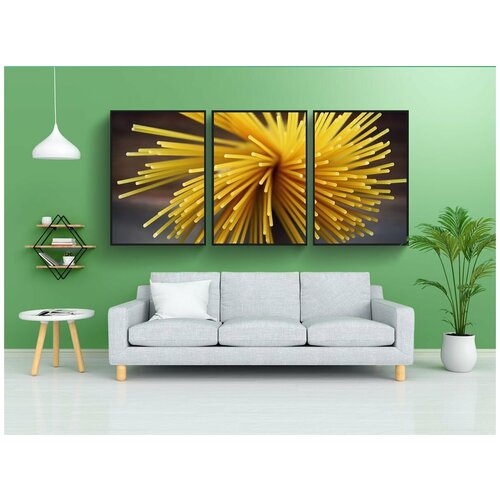 фото Набор модулных постеров для интерьера "макаронные изделия, сырой, еда" 60x90 см. в тубусе, без рамки lotsprints