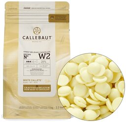 Шоколад Callebaut Белый 28% в галетах/калетах, 1 кг