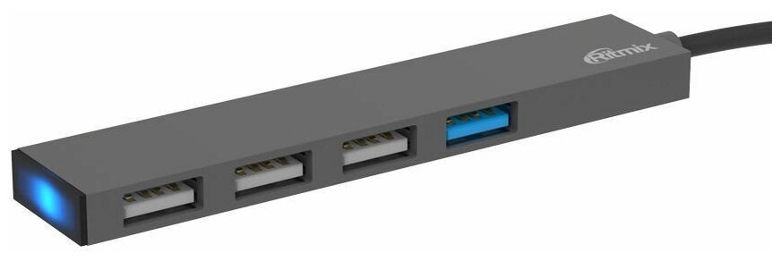 Ritmix / USB HUB / HUB 4 порта Metal CR-4406