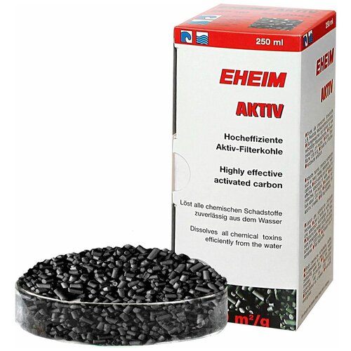 Наполнитель для фильтра Eheim "Aktiv Carbon", угольный, 250 мл