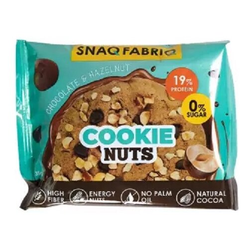 Шоколад Snaq Fabriq Cookie Nuts, 35 г, шоколад фундук шоколад snaq fabriq нежный шоколад 45 г шоколад