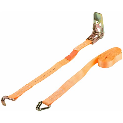 Ремень для крепления груза, храповый механизм, лента 25 мм х 5 м, 800 кг