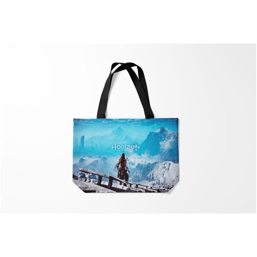 фото Сумка-шоппер / 46х35 см / геймерам / horizon zero dawn burnettie
