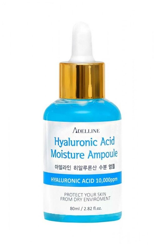 Adelline Ампульная сыворотка с гиалуроновой кислотой Hyaluronic Acid Moisture Ampoule 80мл