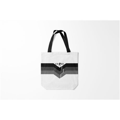 фото Сумка-шоппер / 40х40 см / геймерам / counter strike cs go burnettie