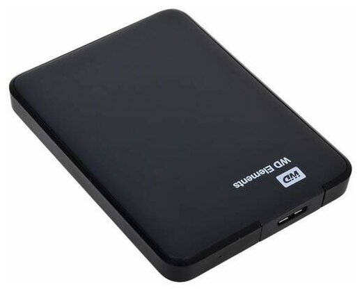 Жесткий диск WD Elements Portable 1 TB (WDBUZG0010BBK-WESN)