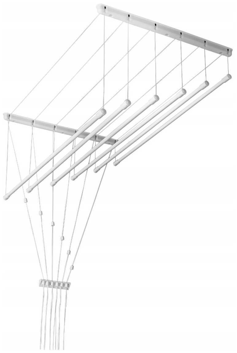 Сушилка для белья потолочная Лиана 1,2 (длина сушилки- 1,2 м , рабочая длина сушки- 6 м