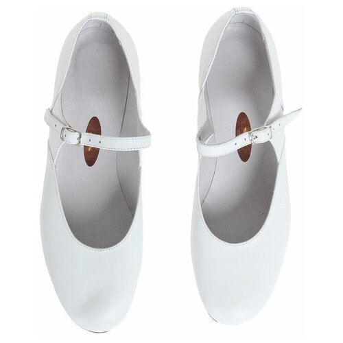 фото Туфли народные женские, длина по стельке 25,5 см, цвет белый нет бренда