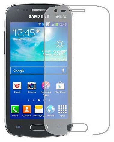 Samsung Galaxy S II TV защитный экран Гидрогель Прозрачный (Силикон) 1 штука