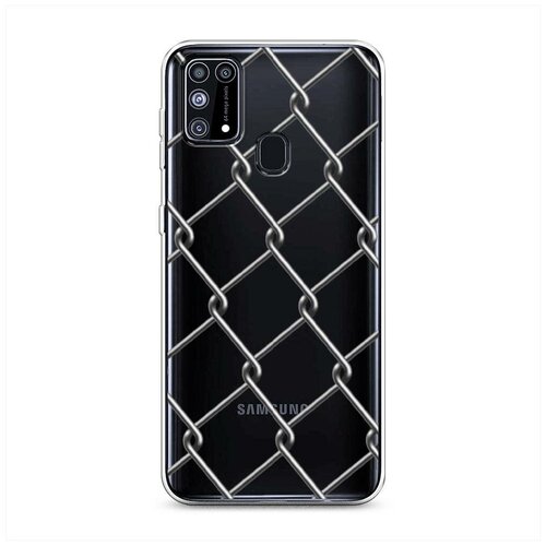 фото Силиконовый чехол "сетка" на samsung galaxy m31 / самсунг галакси м31 case place