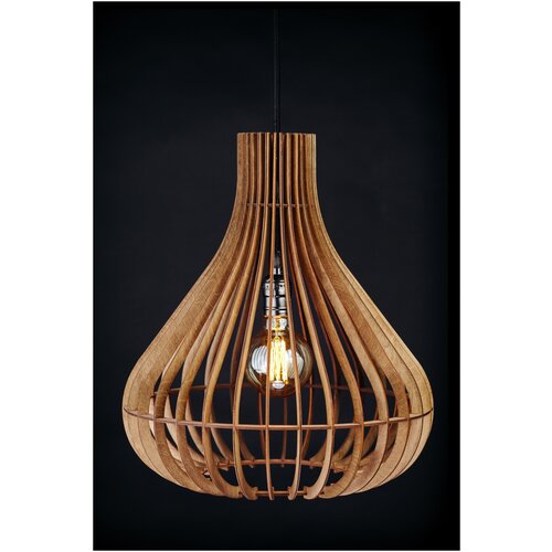 Люстра подвесная светильник из дерева Корса