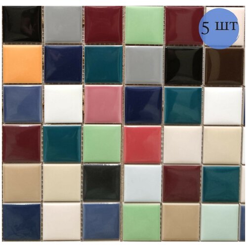 Мозаика керамическая (глянцевая) Equipe ceramica Logos mosaic mistral 30,5х30,5 см 5 шт (0,465 м²)