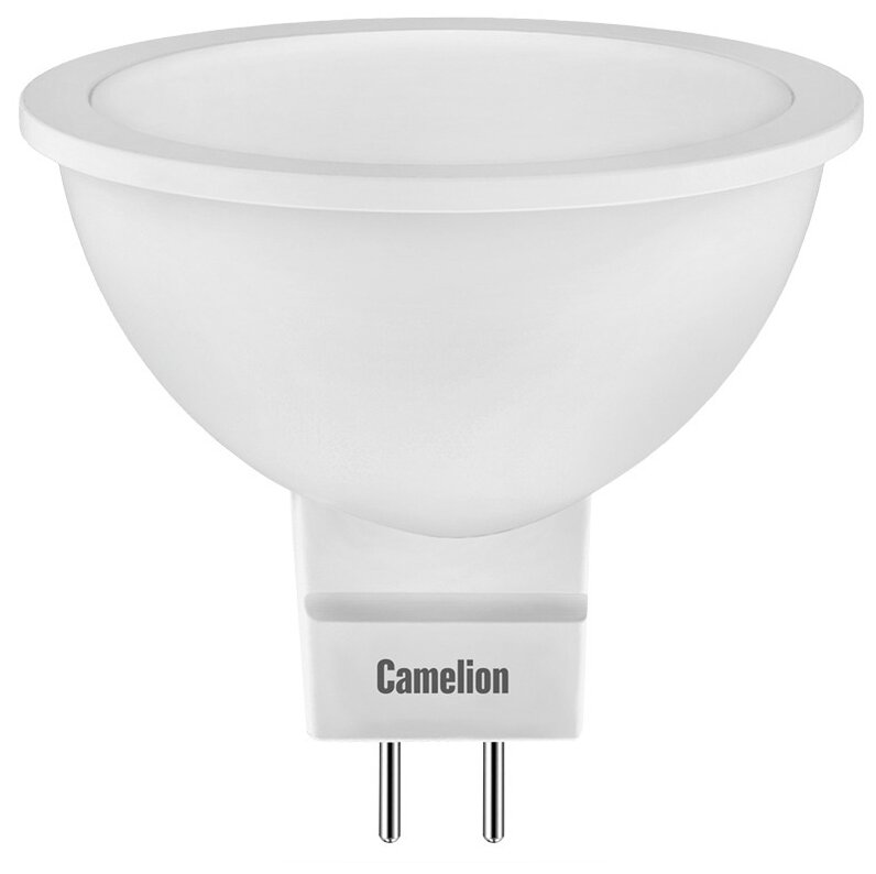 Лампа светодиодная Camelion 12025, GU5.3, MR16, 5 Вт, 3000 К