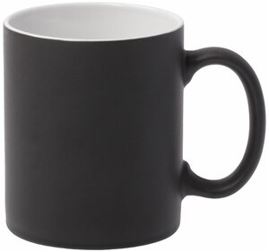 Кружка для чая для кофе Promo матовая, черная 320 мл